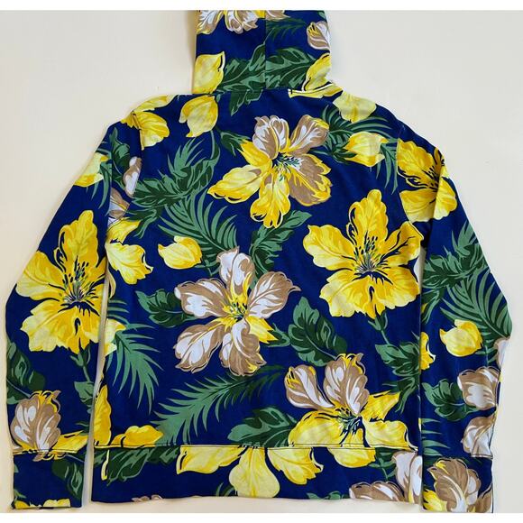 Polo Ralph Lauren Men Tropical Hawaiian Floral Graphic Terry Hoodie Size S NWT - Picture 7 of 16